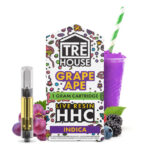 TRE HOUSE - Live Resin HHC Cartridge (Grape Ape) - indica - 1g