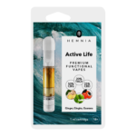 Hemnia Active Life Cartridge -50% CBG, 20% THCV, 25% CBD - Ginger, gingko biloba, guarana - 1 ml
